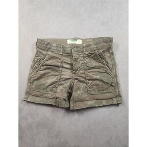 Anthropologie Olive Camo Cargo Shorts